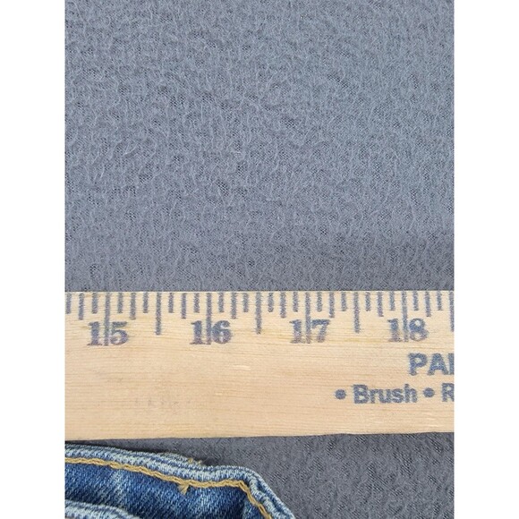 Motel Jeans Womens 28x30 Light Wash High Rise Wide Straight Leg Blue Denim - Picture 6 of 14